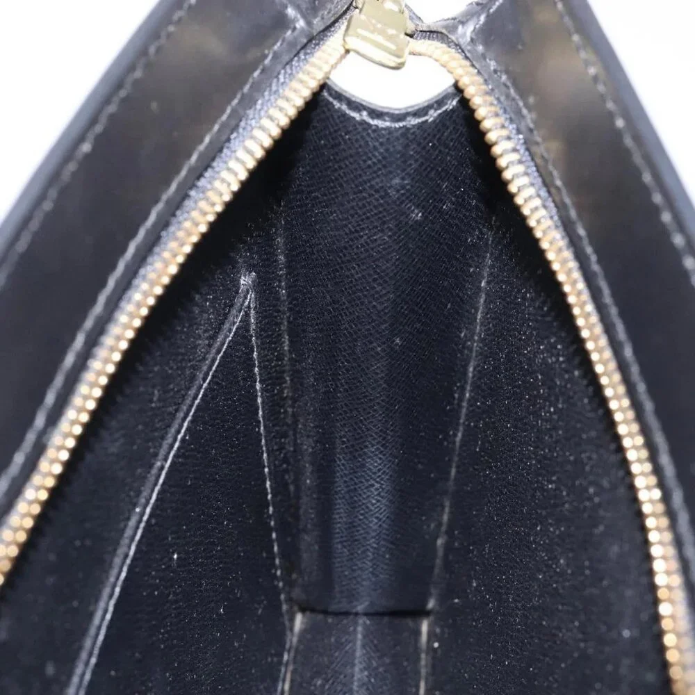 LOUIS VUITTON Epi Pochette Homme Clutch Bag Black Noir LV Auth
